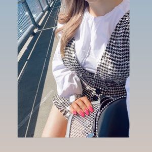 Black and white dress from ZARA wore once